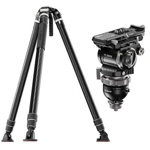 YC Onion Pineta Lite & CB7 Cedar & Ground-Spreader Karbon Fiber Tripod Kit