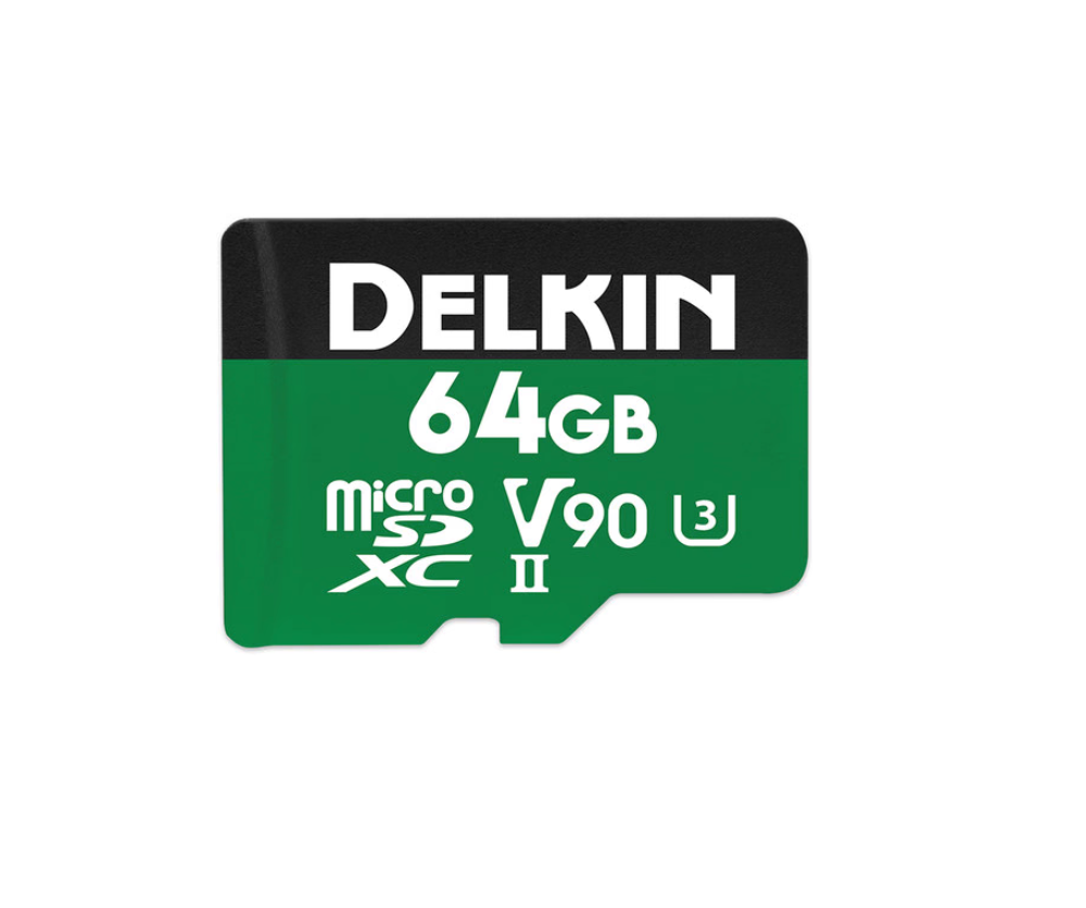Delkin 64GB Micro SD Uhs-II 2000X V90 Power Hafıza Kartı