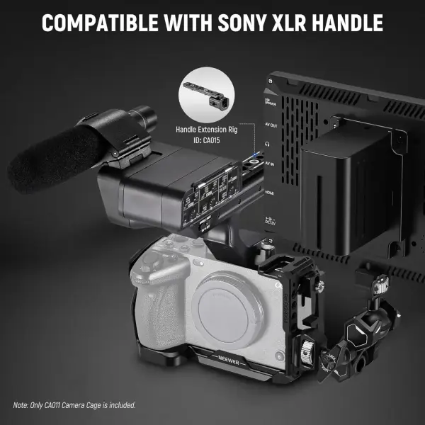 Neewer CA011 Sony FX30 / FX3 Uyumlu Kafes / Kablo Tutucu