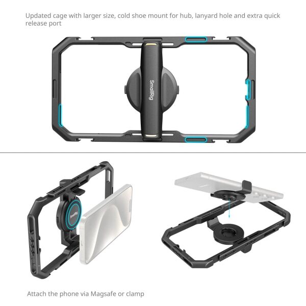 SmallRig 4704 Hepsi Bir Arada Telefon Video Kiti