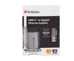 VERBATIM 49146 - USB-C TO GIGABIT ETHERNET ADAPTER 10cm CABLE