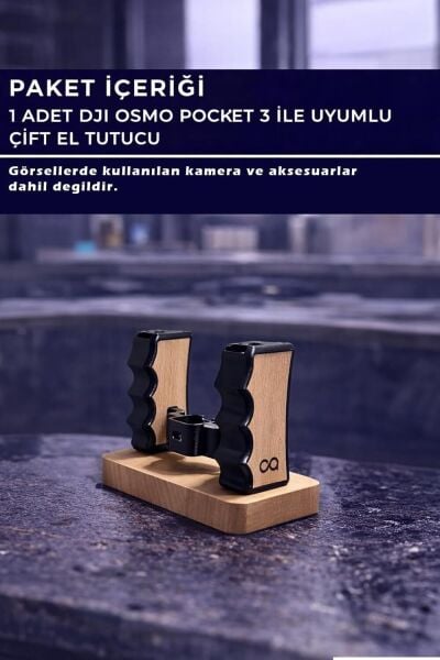 OEM DJI Osmo Pocket 3 İçin  Çift El Tutucu Kit