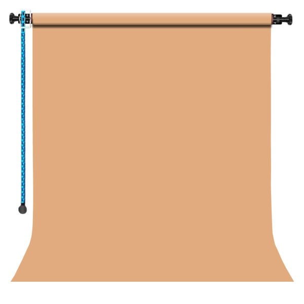GDX Sabit (Tavan & Duvar) Kağıt Sonsuz Stüdyo Fon Perde (Beige) 2.70x11 Metre