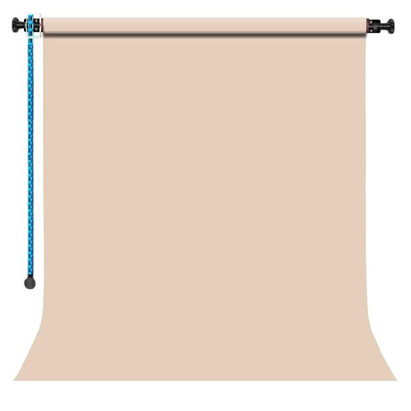 GDX Sabit (Tavan & Duvar) Kağıt Sonsuz Stüdyo Fon Perde (Egg Nog) 2.70x11 Metre