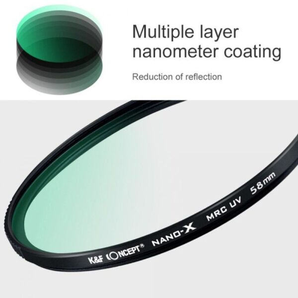 K&F Concept 95mm NANO-A SERIES MC-UV Slim Filtre