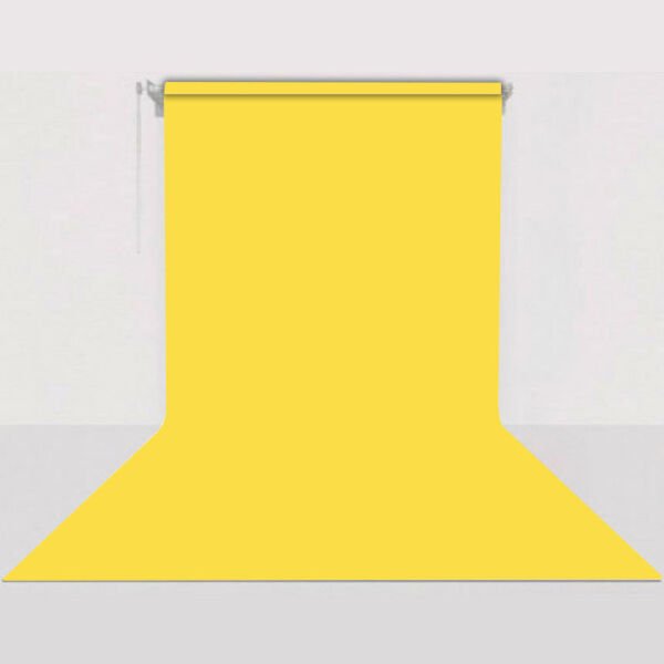 GDX Sabit (Tavan & Duvar) Kağıt Sonsuz Stüdyo Fon Perde (Canary) 2.70x11 Metre