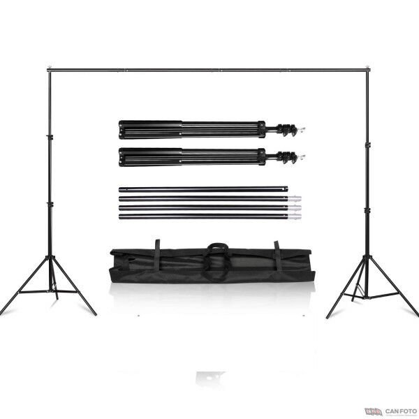 GDX BM400 3'lü Paraflaş Set + Seyyar Fon Perde 3x6 Metre