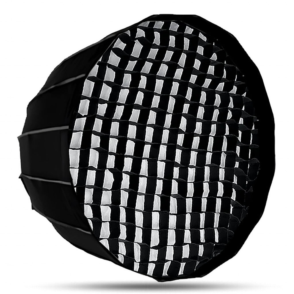GDX Parabolic Gridli Softbox 120cm Kolay Kurulum YouTube, Reel ve Film Çekimleri İçin Profesyonel Softbox