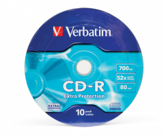 VERBATIM 43725 - CD-R 52 X 700MB 10 PACK