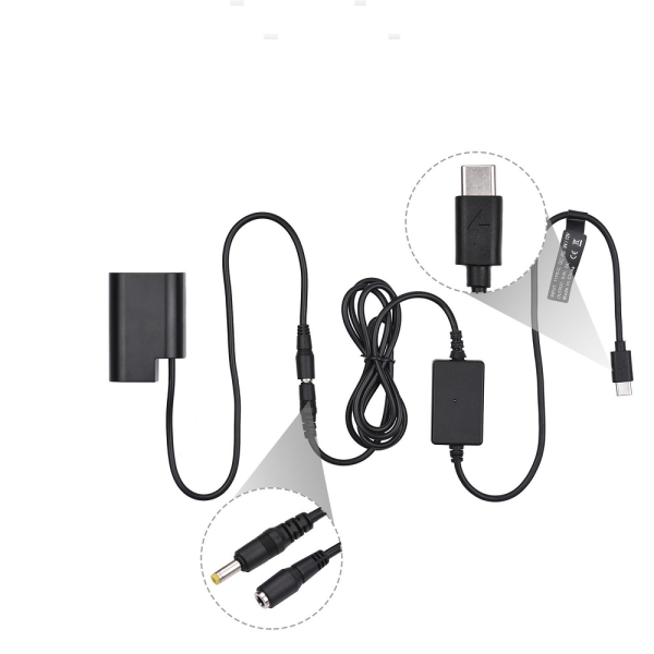 Andoer DCC12 + BLF19 USB Type-C Güç Kaynağı