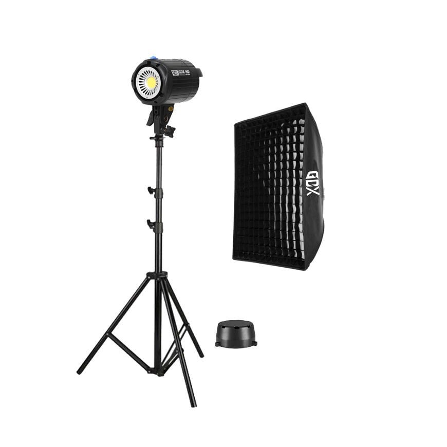 GDX HD-60W Led Video Işığı Full Set (60x90 Softbox + 260cm Işık Ayağı)