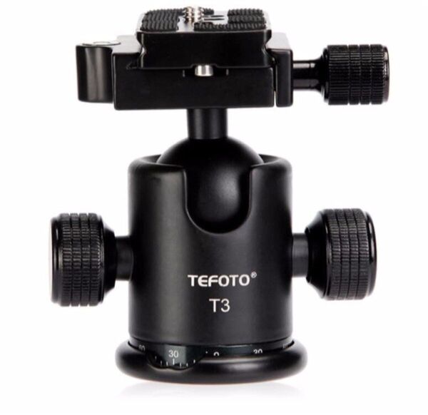 Tefoto T3 Kamera Tripod Top Kafa Ballhead T1101
