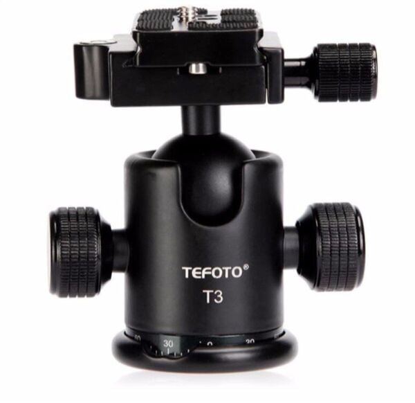 Tefoto T3 Kamera Tripod Top Kafa Ballhead T1101