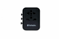 VERBATIM 49543 - UNO TRAVEL ADAPTER UTA-01 2XUSB