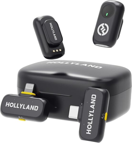 Hollyland LARK A1 Combo 2 Kişilik Kablosuz Mikrofon Sistemi