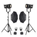 GDX EXC-220C-II 2'li Full Set (Gridli 95cm Octagon + 260 cm Kalın Işık Ayağı)