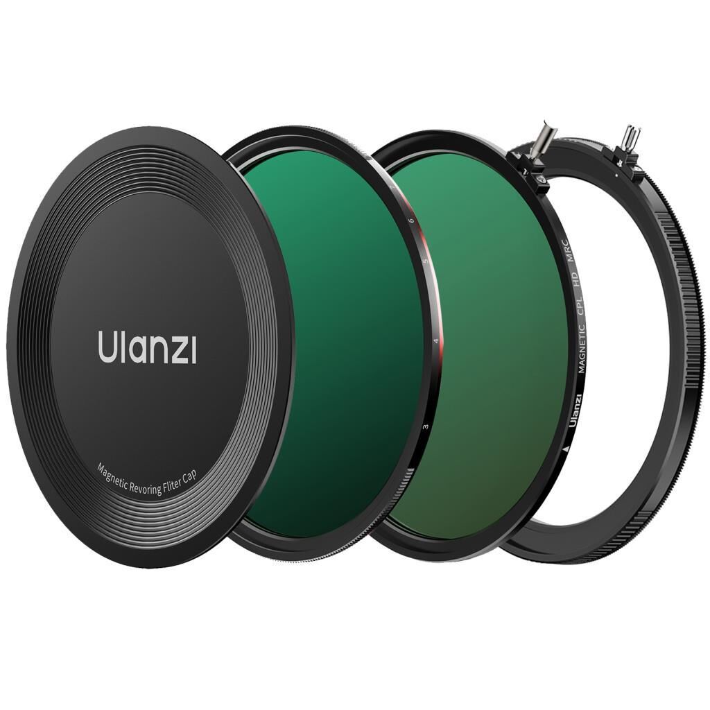 Ulanzi MF01 72mm 3-7 Stop VND & CPL Manyetik Hibrit Filtre Seti