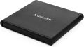 VERBATIM 53504 - EXTERNAL SLIMLINE CD/DVD WRITER ( Light Ver. ) USB 2.0
