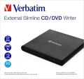 VERBATIM 53504 - EXTERNAL SLIMLINE CD/DVD WRITER ( Light Ver. ) USB 2.0
