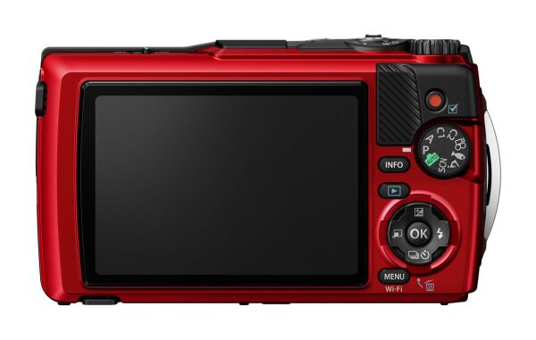 Olympus OM System TG-7 Zor Koşullara Dayanıklı Kompakt Fotoğraf Makinesi 4x Zoom F2.0 Kırmızı