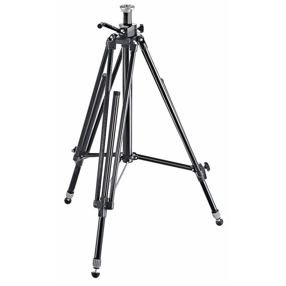 Manfrotto 028B Video Tripod - Dişli Yükselen Orta Boru