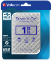VERBATIM 53197 - 1TB USB 3.0 SILVER PORTABLE HARD