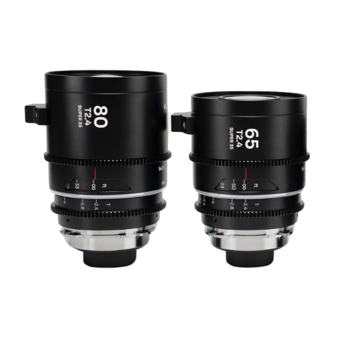 Laowa Nanomorph S35 Prime 2-Lens Bundle (65,80mm) Silver - Arri Pl/Canon Ef