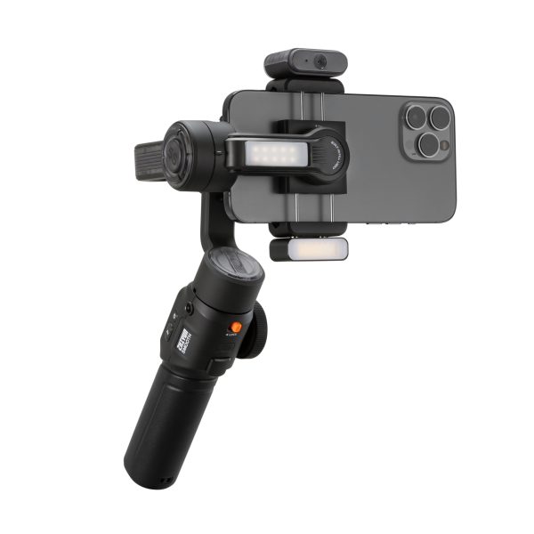 Zhiyun Smooth-5S AI Pro 3 Eksenli Gimbal Stabilizatör - Akıllı Yüz Takibi ve 12 Saat Süreli Çalışma Süresi ile Profesyonel Vide