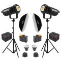 GDX LV-700C-II 2'li Full Set (70x100 Softbox + 260 cm Kalın Işık Ayağı)