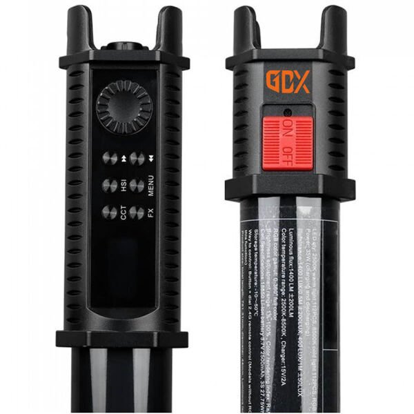 GDX TB-60 RGB Tekli Fotoğraf ve Video Tüp Işık Seti