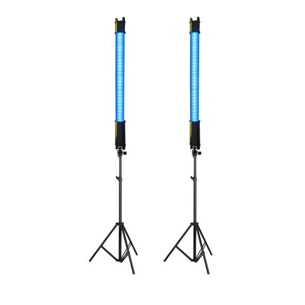 GDX TB-60 RGB İkili Fotoğraf ve Video Tüp Işık Seti