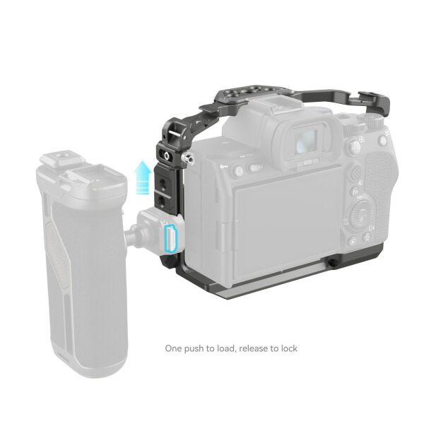 SmallRig 4481 Sony  7R V /  7 IV /  7S III /  1 /  7R IV  için  HawkLock Hızlı Çıkarma Kafesi