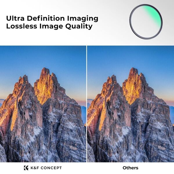 K&F Concept 86mm NANO-X MCR-UV 28 Çok Katmanlı Kaplamaya sahip Koruma Filtresi 8K Ultra HD
