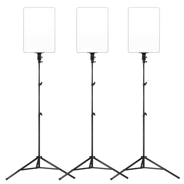 GDX P300TS BiColor Fotoğrafçılık ve Stüdyo Aydınlatması 80 Watt LED Video Panel Sürekli Işık Üçlü Set