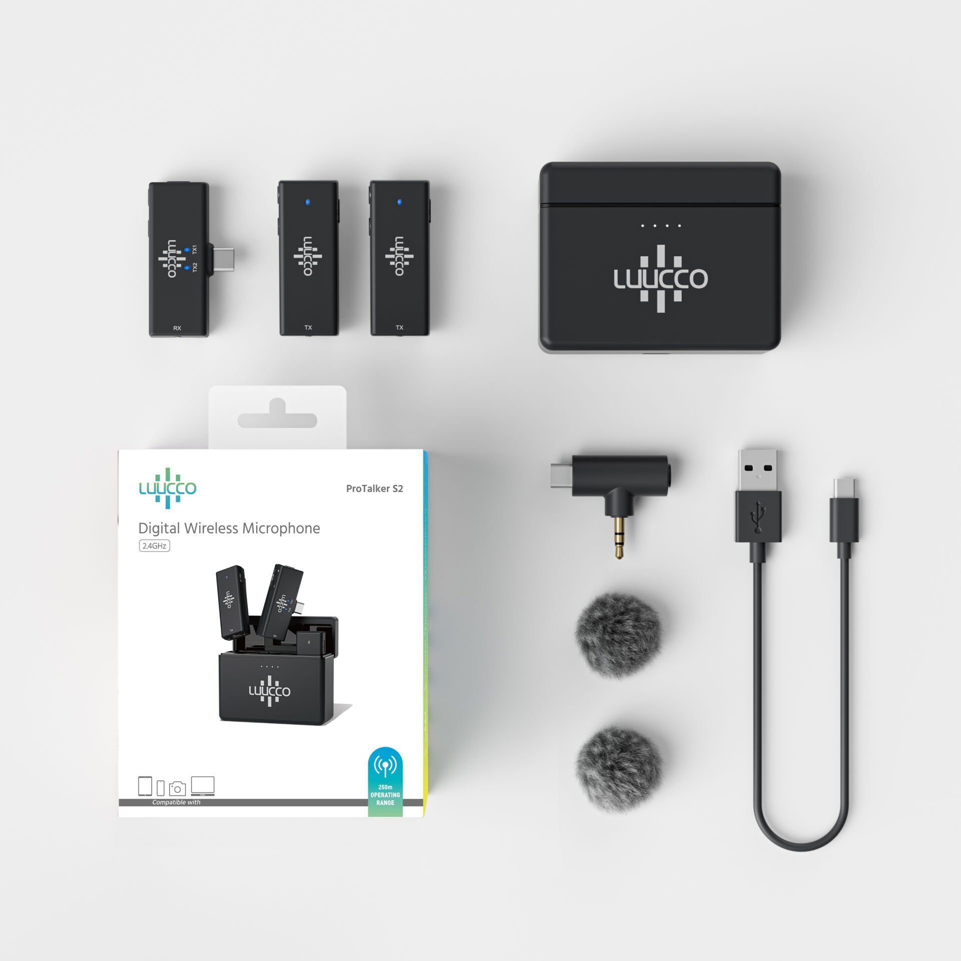 Luucco Pro Talker S2 Digital Wireless Mikrofon (Type-C)