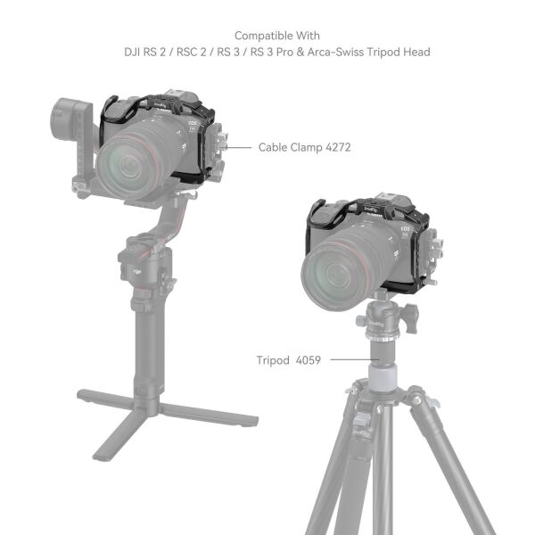SmallRig 4161 Black Mamba Canon EOS R6 Mark II / R6 Mark III  için Kafes