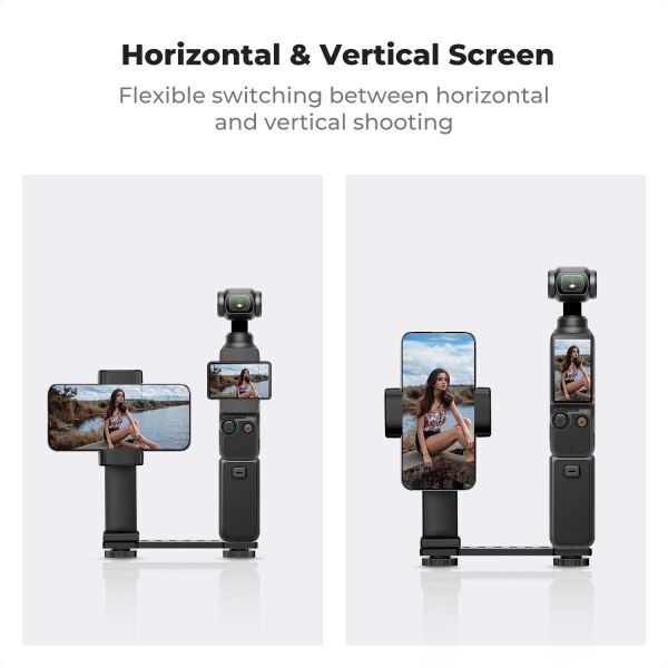 K&F Concept KF31.164 DJI Osmo Pocket 3 / 4 için Telefon Tutucu