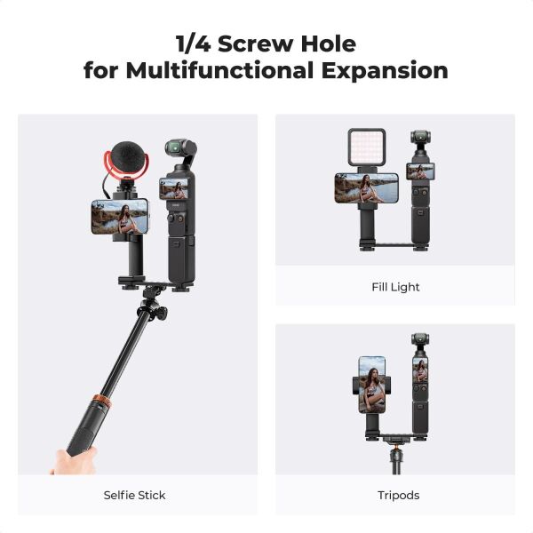 K&F Concept KF31.164 DJI Osmo Pocket 3 / 4 için Telefon Tutucu