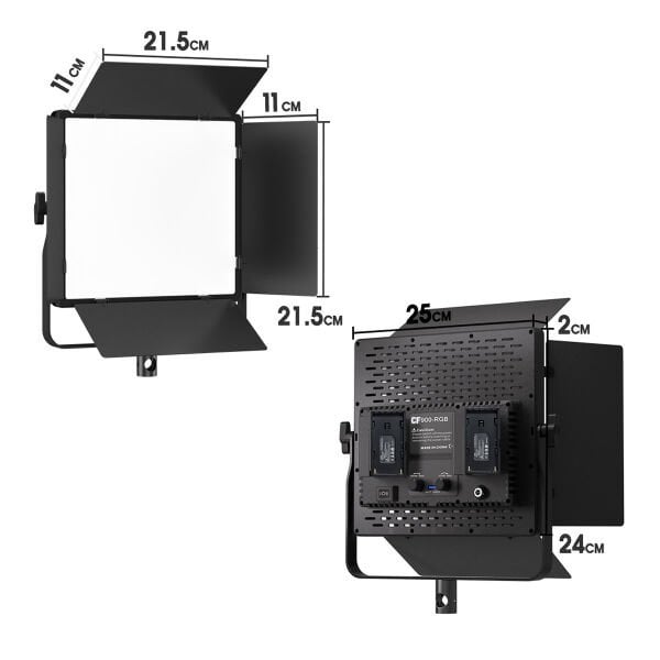 GDX CF-900R Rgb Led Tekli Video ve Fotoğraf Işık Seti
