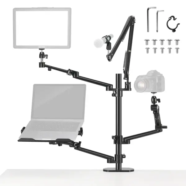 Neewer DS007 Dört Kollu Masaüstü Yayıncı Standı