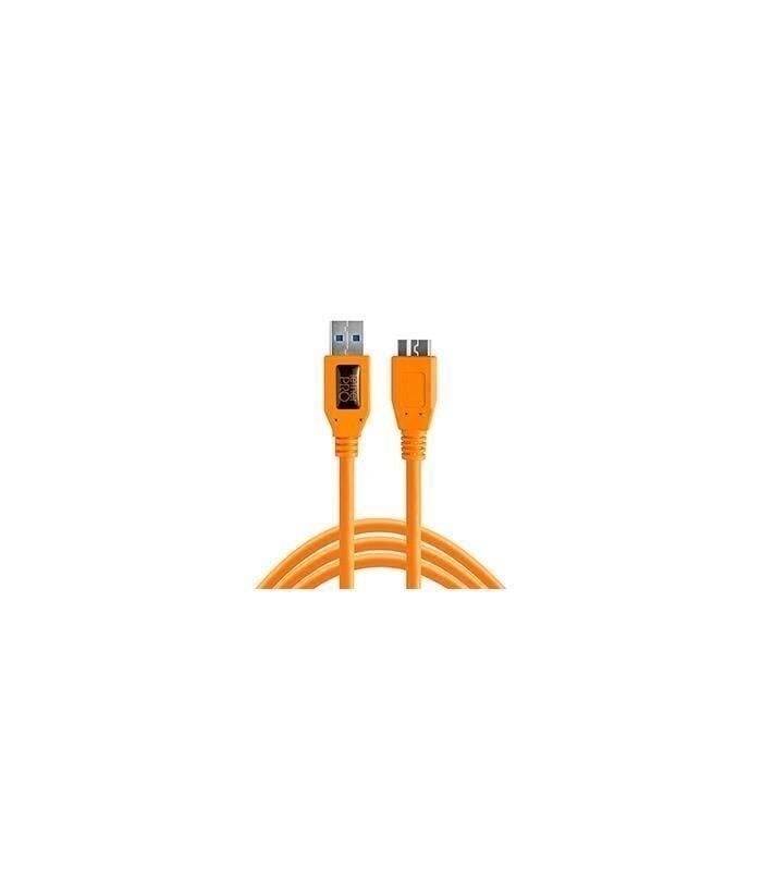 Tether Tools TetherPro USB 3.0 to Micro-B Turuncu 30 cm Bağlantı Kablosu