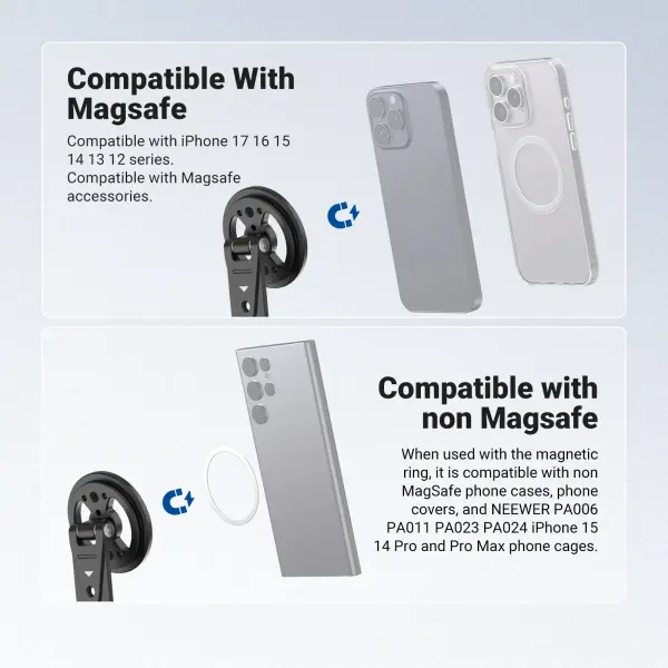 DS031 Profesyonel Manyetik Telefon Tripod Bağlantı Aparatı