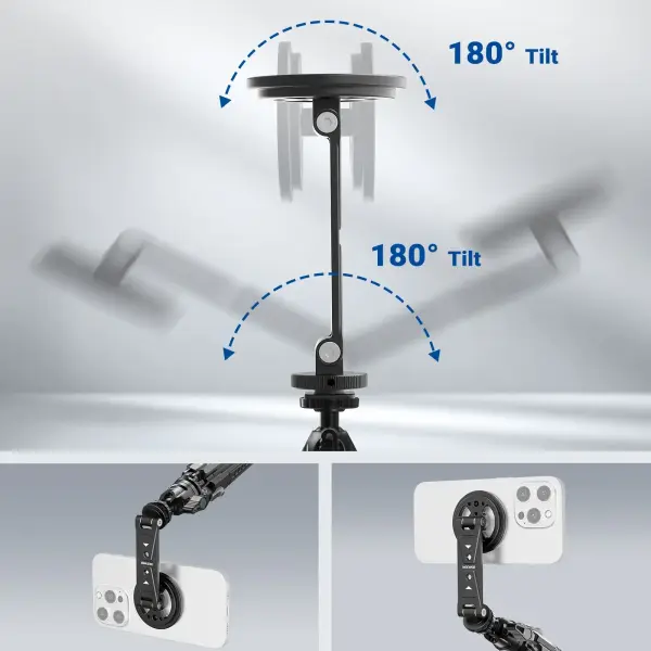 DS031 Profesyonel Manyetik Telefon Tripod Bağlantı Aparatı