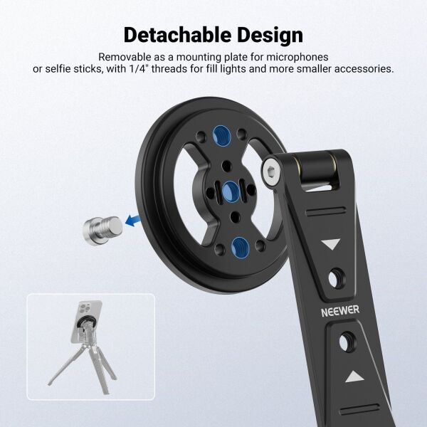 DS031 Profesyonel Manyetik Telefon Tripod Bağlantı Aparatı