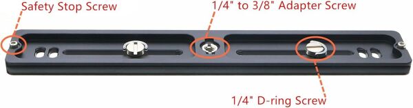 OEM PU-300 30cm Arca Swiss Uyumlu Hızlı Çıkarma Plakası