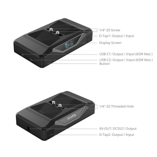 SmallRig 4826 CB75 Kamera Taban Bataryası