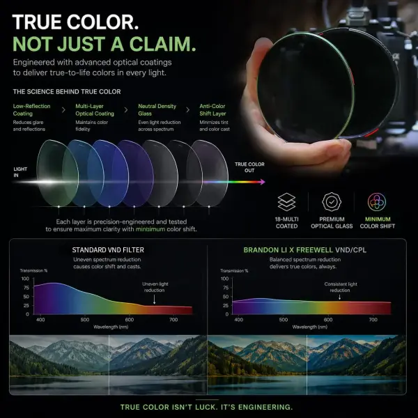 Freewell Brandon Li Variable ND/CPL Cine Kit - 86mm