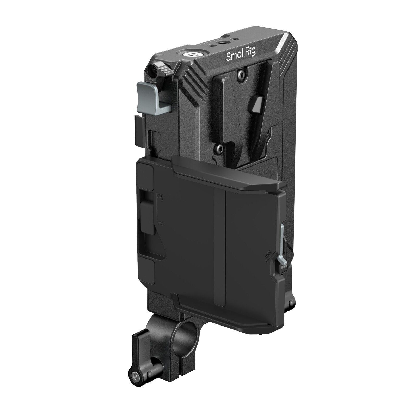 SmallRig 5226 V-Mount Pil Montaj Plakası Kiti 15mm LWS Rob Borulu