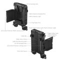 SmallRig 5226 V-Mount Pil Montaj Plakası Kiti 15mm LWS Rob Borulu