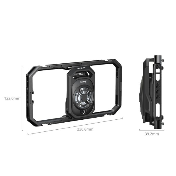 SmallRig 5276 Hepsi Bir Arada Termal Canlı Yayın ve Video Çekim El Tipi Telefon Kafesi Kiti